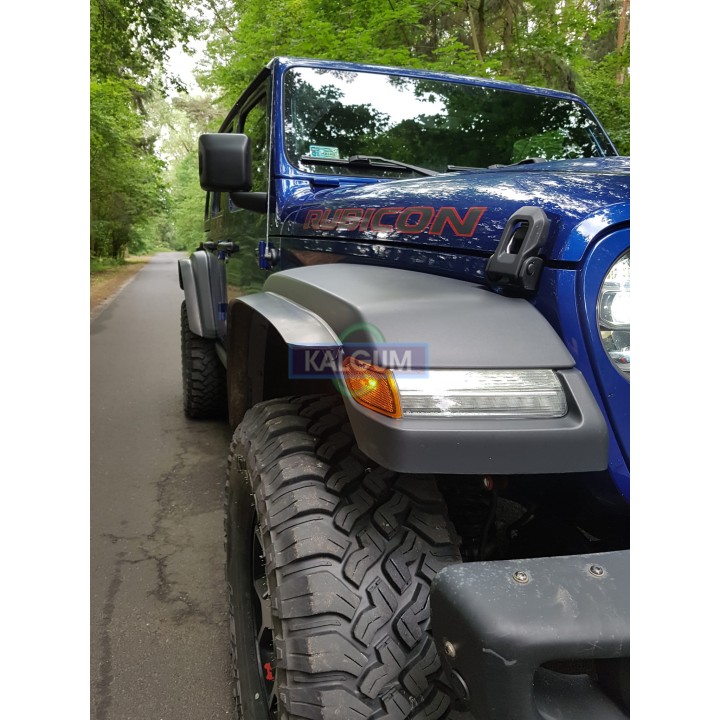 Poszerzenia nadkoli +65 mm dedykowane do Jeep Wrangler JL 2018 EU