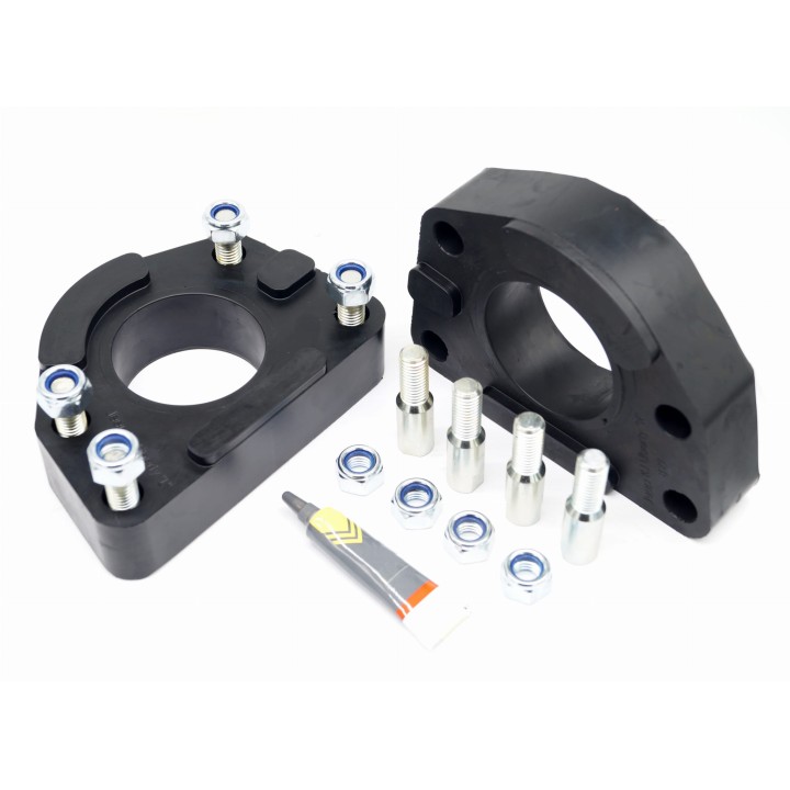 Podkładki sprężyn (dystanse) przedniego zawieszenia + 3 cm Jeep Cherokee / Liberty KJ 2002-2007