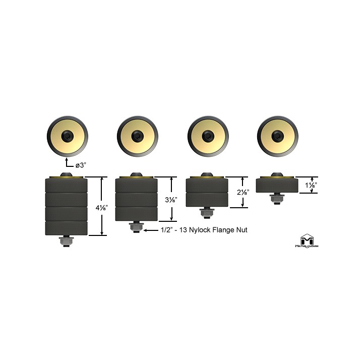 Universal Adjustable Bump-Stop System (1" - 4")