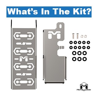 Stainless Steel Dead Pedal, JL Wrangler JT Gladiator
