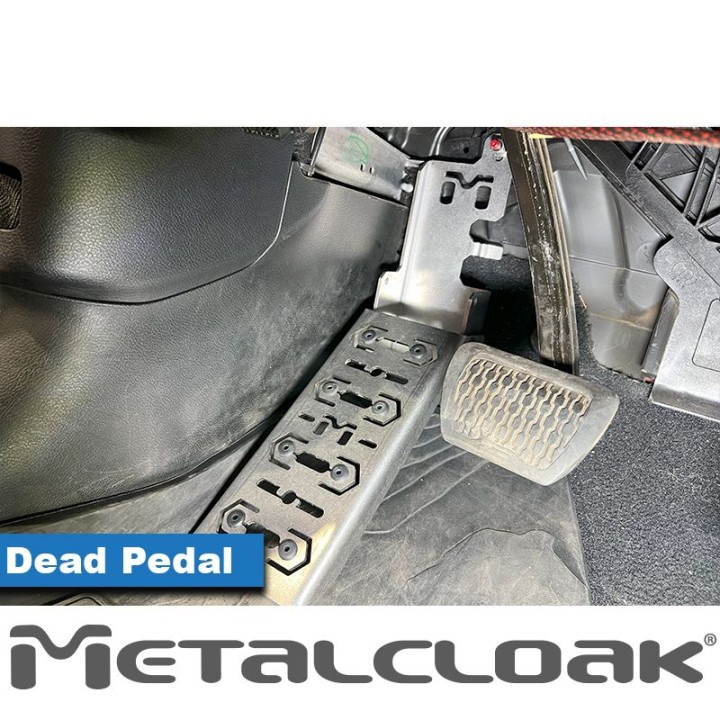 Stainless Steel Dead Pedal, JL Wrangler JT Gladiator