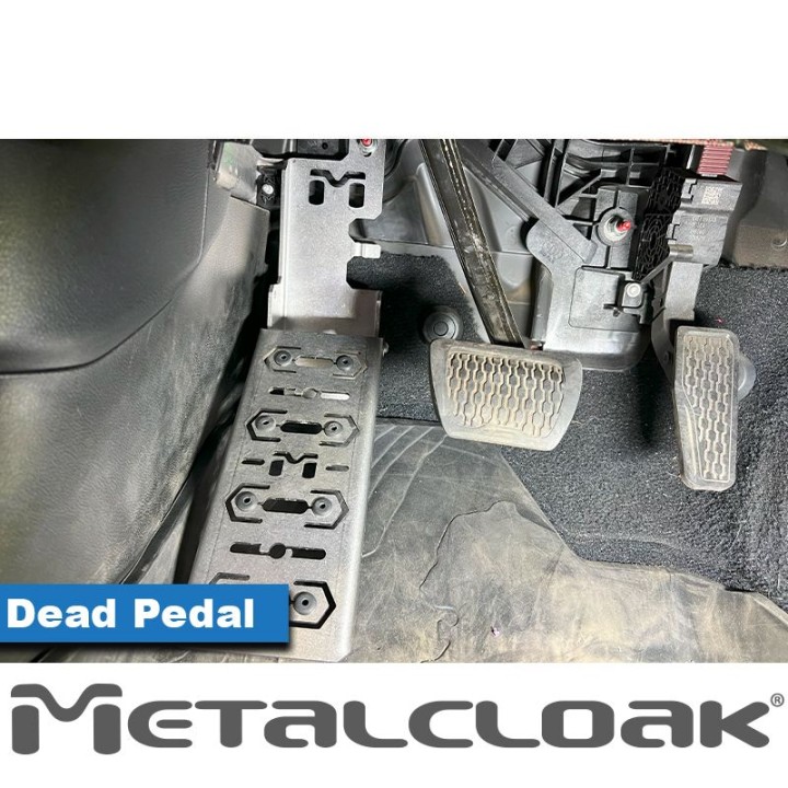 Stainless Steel Dead Pedal, JL Wrangler JT Gladiator