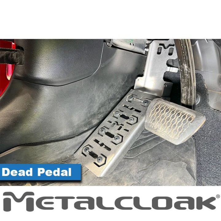 Stainless Steel Dead Pedal, JL Wrangler JT Gladiator