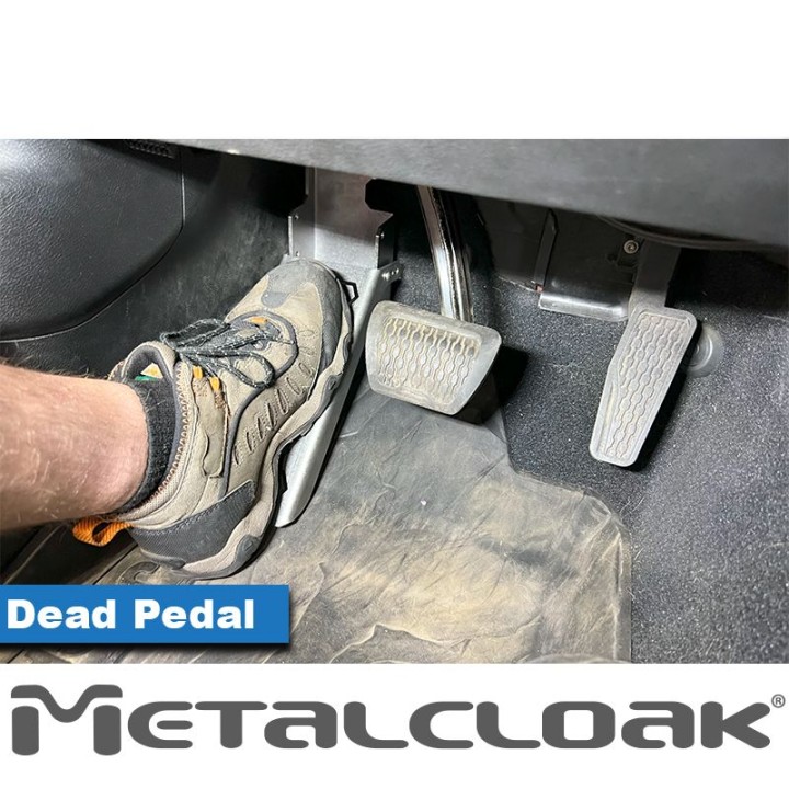 Stainless Steel Dead Pedal, JL Wrangler JT Gladiator