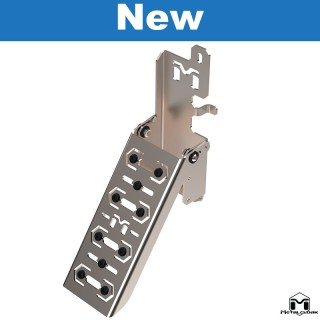 Stainless Steel Dead Pedal, JL Wrangler JT Gladiator