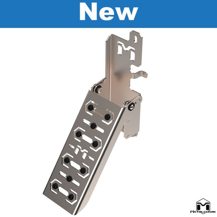 Stainless Steel Dead Pedal, JL Wrangler JT Gladiator