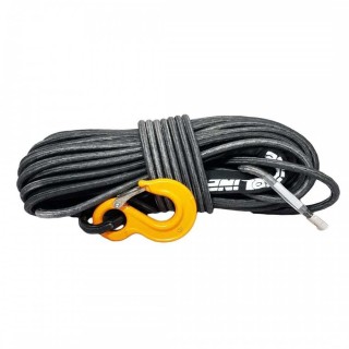 Synthetic Rope for Winch in VipeRope Braid 12mm x 50m. With Thimble and Hook