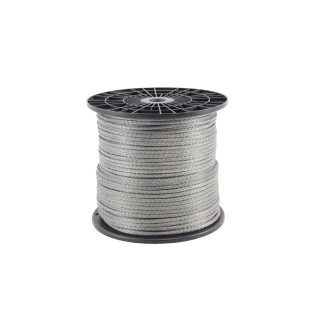 1m synthetic rope for winch 6mm grey 3900kg
