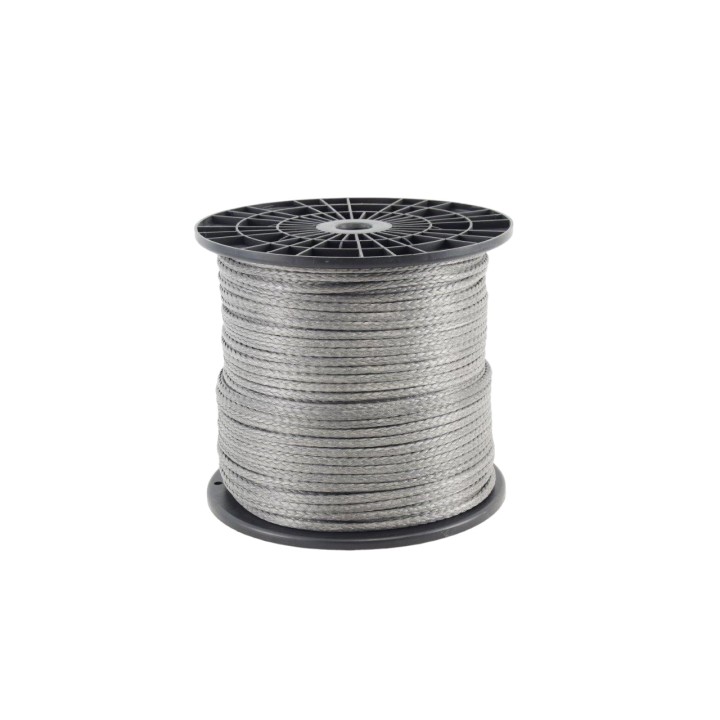 1m synthetic rope for winch 6mm grey 3900kg