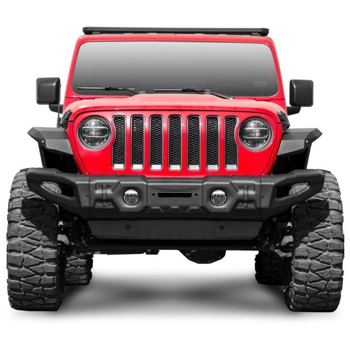 RIVAL Front Modular Stamped Steel Full-Width Bumper Jeep Wrangler and Gladiator (bumper only)