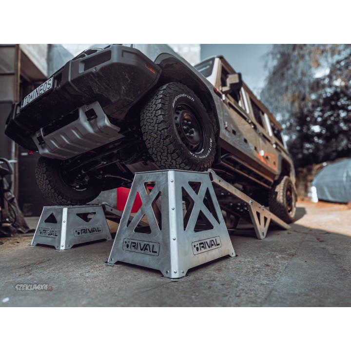 RIVAL Aluminum Engine And Transmission Skid Plate Ineos Grenadier Transfer Case