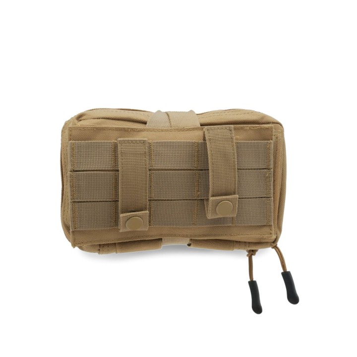 OFFLANDER SASZETKA TAKTYCZNA MOLLE Z RZEPEM NA POWERBANK I KABLE KHAKI