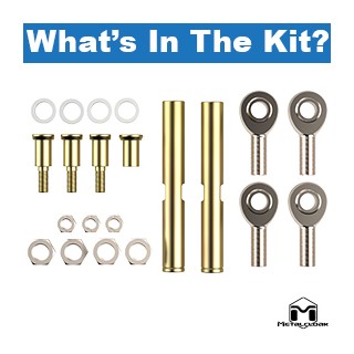 JL Wrangler | JT Gladiator Premium Front Sway Bar Link Kit, 2018-2023