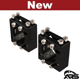 Multi-Mount, 2" Tube Universal Accessory Mount, Pair, 8 Bolt