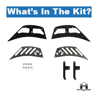 Billet Air Outlet Front Fender Vents  JT Gladiator JL Wrangler