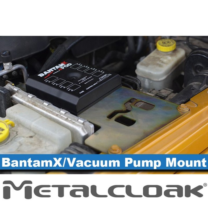 JK Wrangler sPod Bantam X or SourceLT Mount & Vacuum Pump Relocation Kit