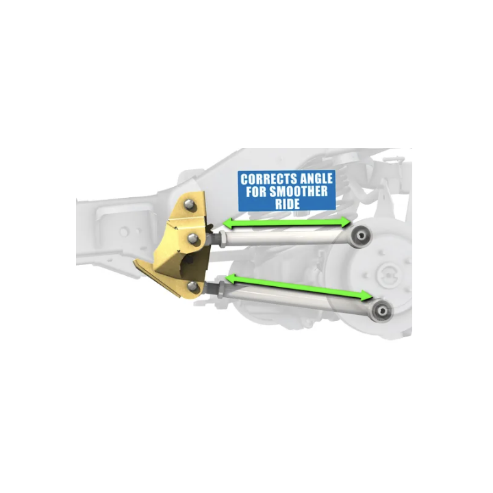 Rear Control Arm Mount Relocation Wrangler JL JK DB3 METALCLOAK - view 7