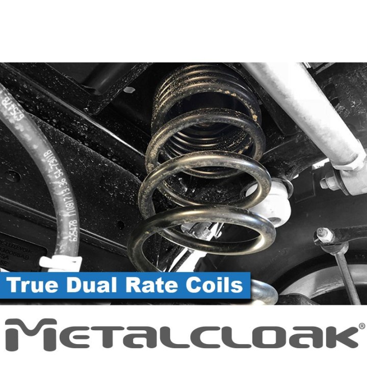 JL Wrangler True Dual Rate™ Coils, 4-Door 3.5" / 2 Door 4.5", Rear, Pair