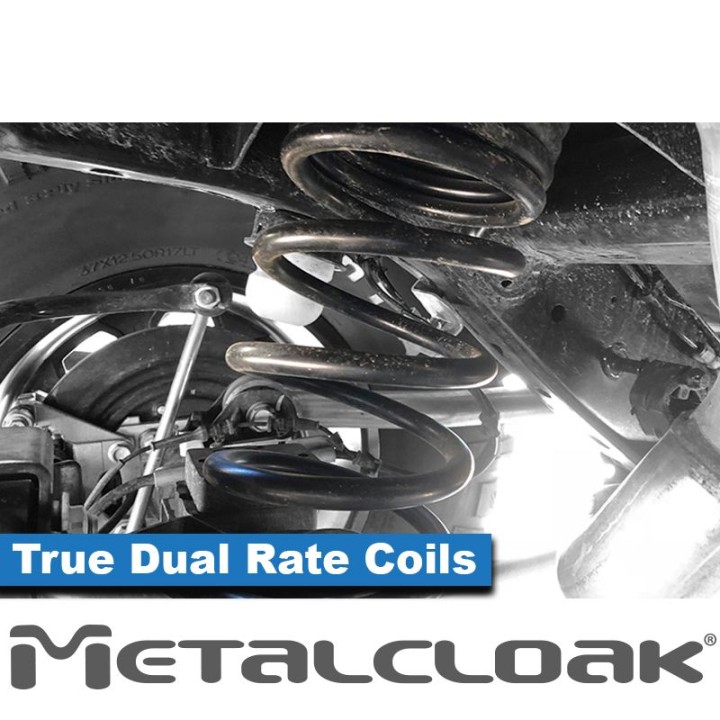 JL Wrangler True Dual Rate™ Coils, 4-Door 3.5" / 2 Door 4.5", Rear, Pair