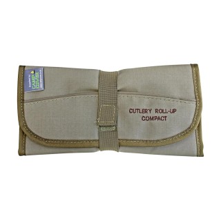 CAMP COVER CUTLERY ROLL-UP COMPACT 4-SET (INCL. CUTLERY)