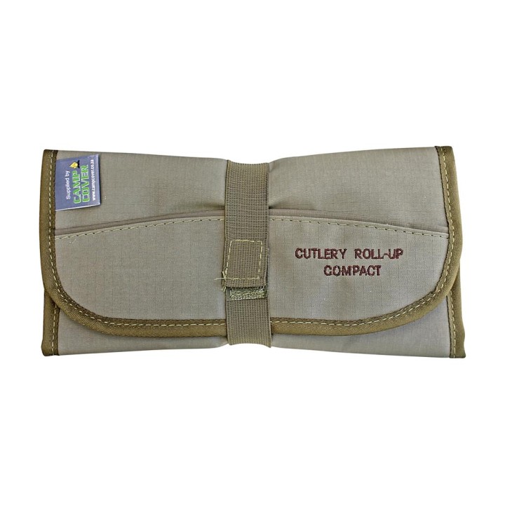 CAMP COVER CUTLERY ROLL-UP COMPACT 4-SET (INCL. CUTLERY)