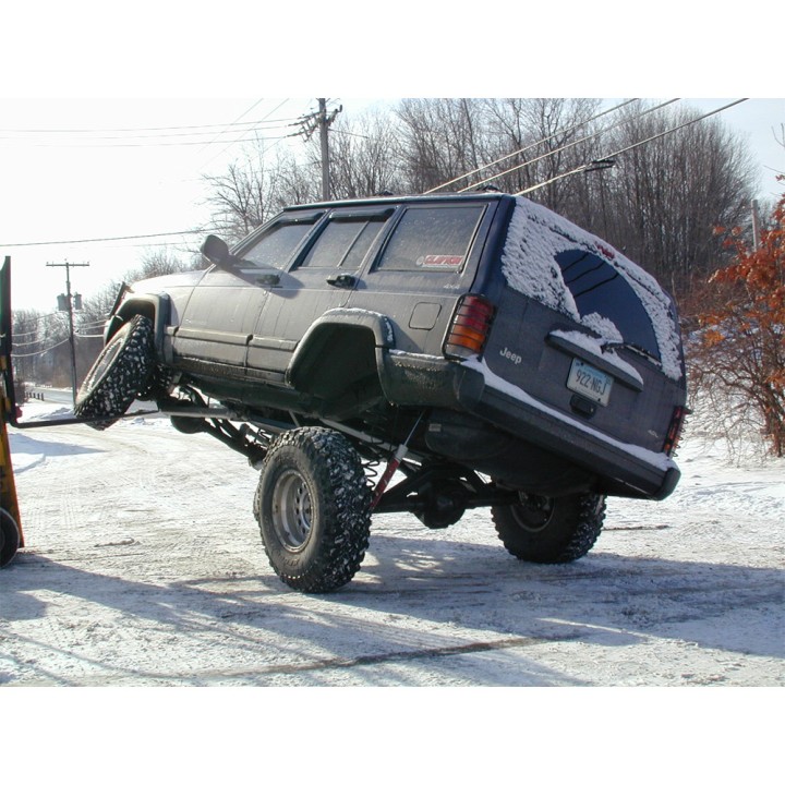 Upgrade kit long arm z konwersją mocowania na sprężyny tył Clayton Off Road Pro Series Lift 6,5"