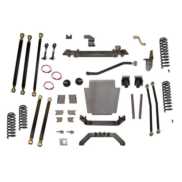 Upgrade kit long arm z konwersją mocowania na sprężyny tył Clayton Off Road Pro Series Lift 6,5"