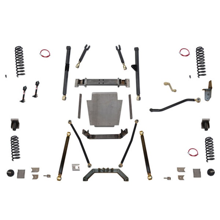 Zestaw zawieszenia Long Arm z konwersją mocowania na sprężyny Clayton Off Road Lift 6,5"