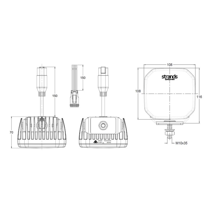 FOR9T NO-GLARE WORK LIGHT 78W