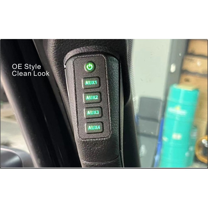 Voswitch JL410 Grab Handle Switch Panel Control System for Jeep Wrangler JL 2024-Current and Gladiator 2024-Current ( DO NOT wor