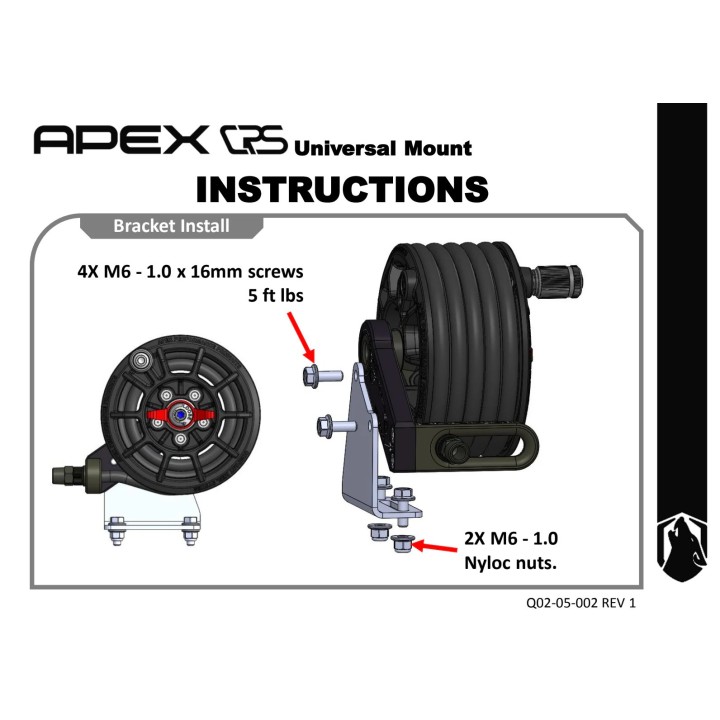 CRS UNIVERSAL MOUNTING BRACKET