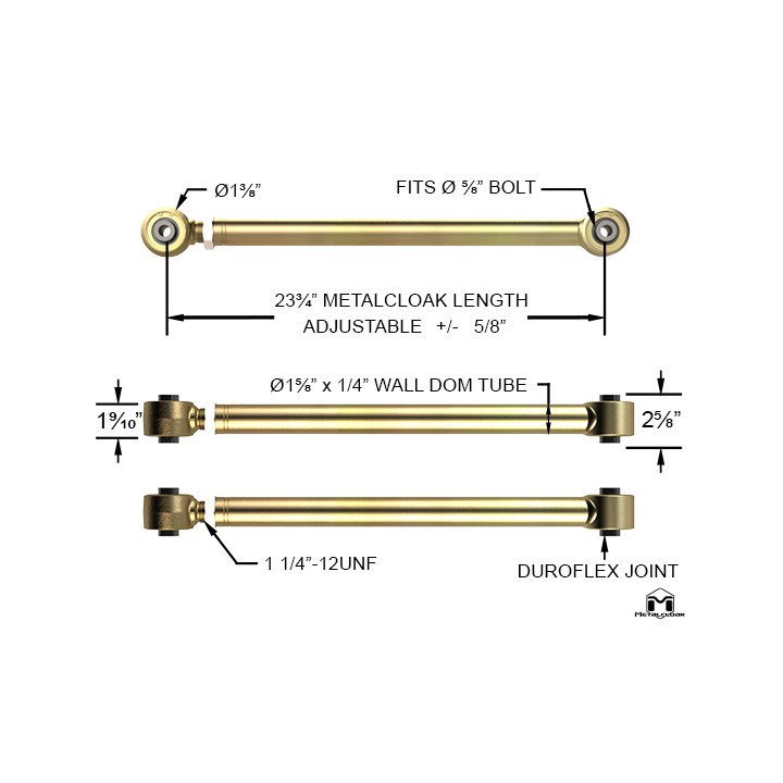 JT Gladiator, Rear Lower Control Arms