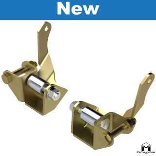 RockSport Black, Jeep JL Wrangler & JT Gladiator, Lower Front Outboard Shock Mount Spacer