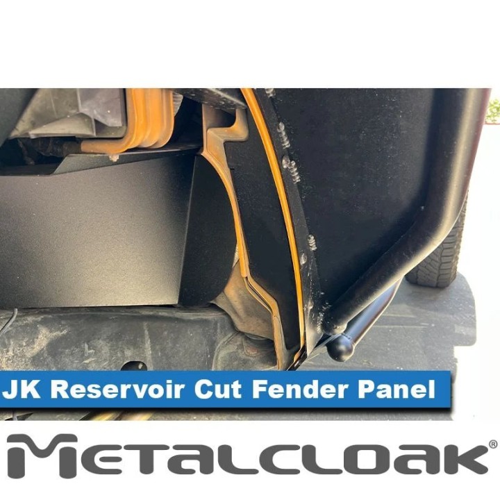 JK Reservoir Cut Vented Aluminum Replacement Inner Fender Set