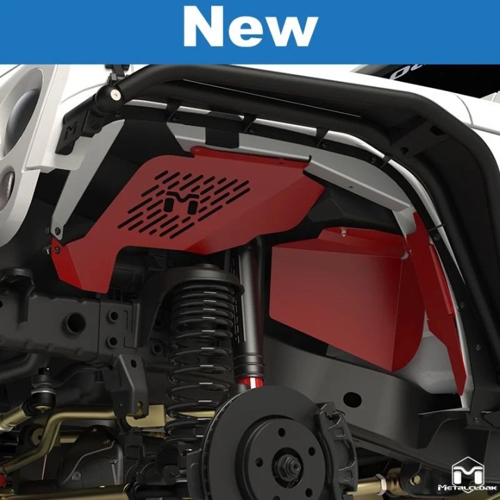 JK Reservoir Cut Vented Aluminum Replacement Inner Fender Set