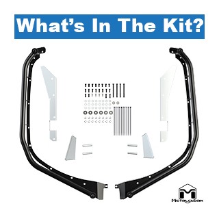 Overline Tube Fender, Pair, JK