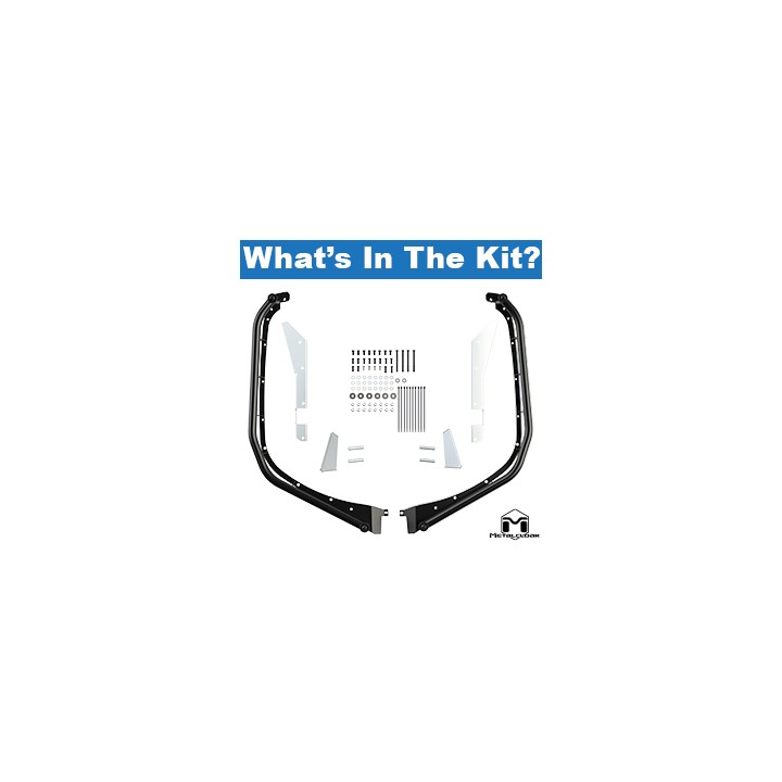 Overline Tube Fender, Pair, JK