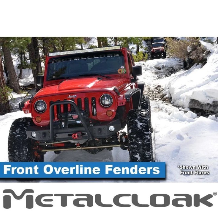 Overline Tube Fender, Pair, JK