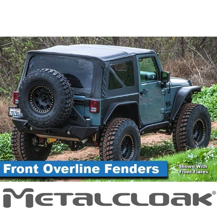 Overline Tube Fender, Pair, JK
