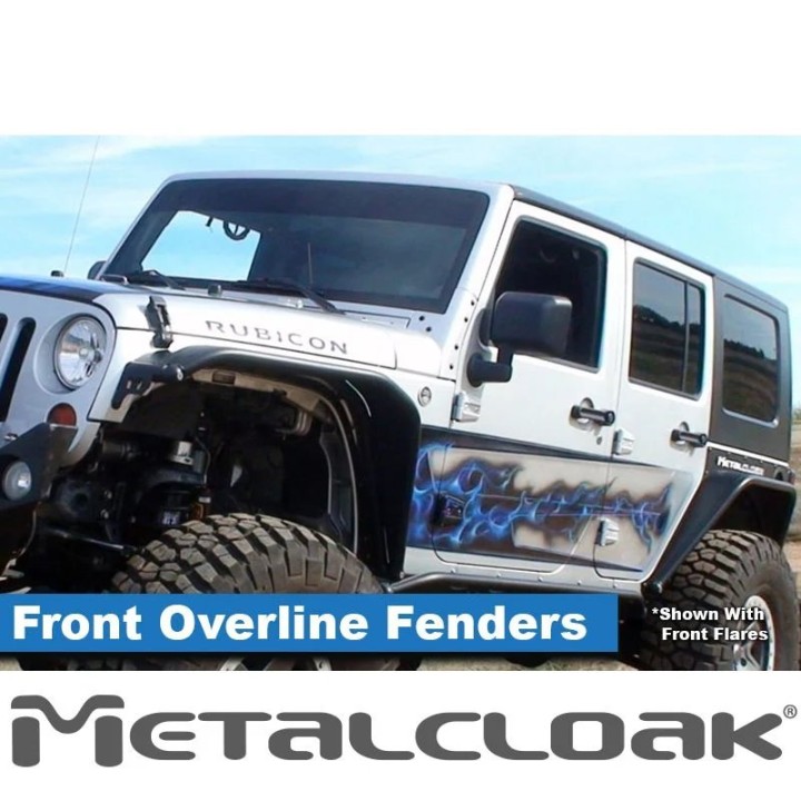 Overline Tube Fender, Pair, JK