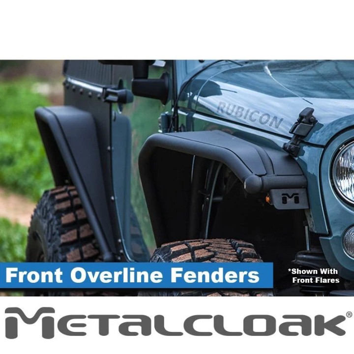 Overline Tube Fender, Pair, JK