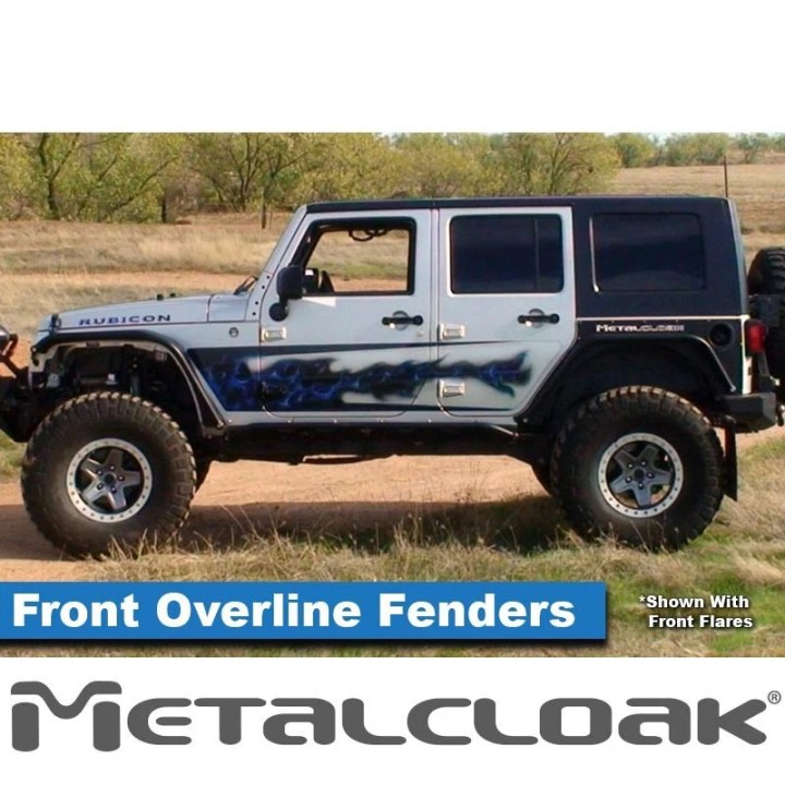 Overline Tube Fender, Pair, JK