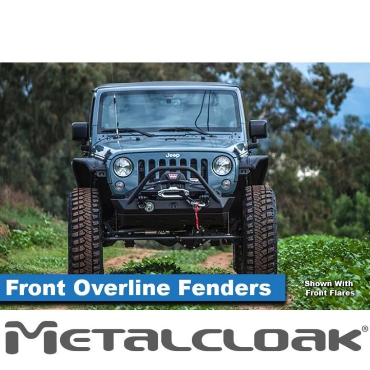 Overline Tube Fender, Pair, JK