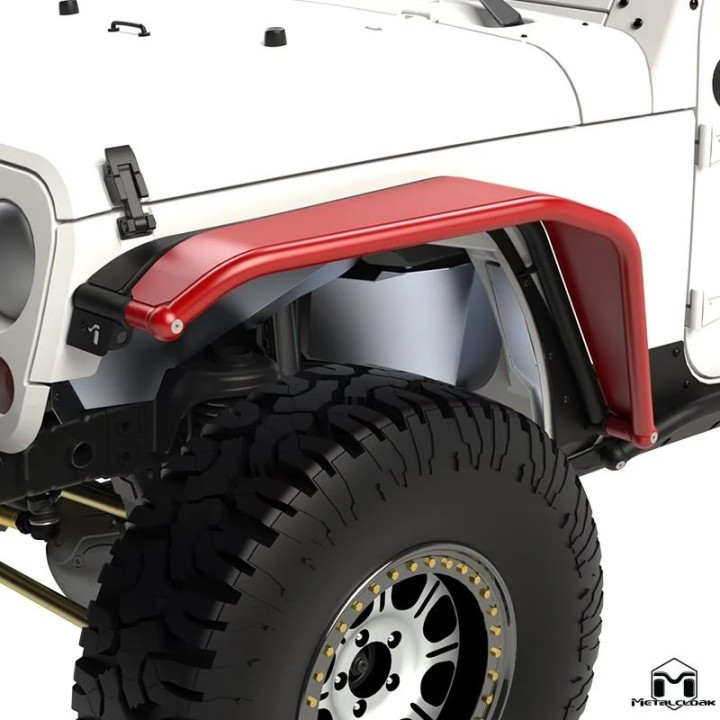 Overline Hi-Clearance Quick-Release Front Flare, Wide Edition, Pair, JK 10"