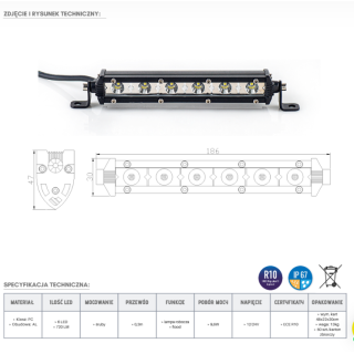 LED Panel 6 x LED KMR14 - Powerful LED Lighting for Car