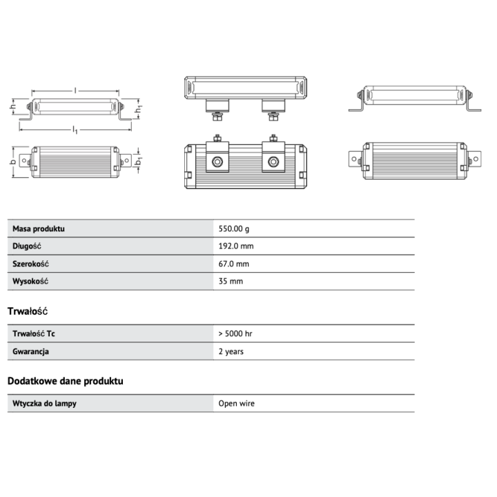 Lightbar VX180-SP SR Ledbar Osram Panel - ujęcie 23