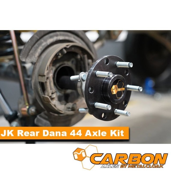 Rear Axle Shafts Carbon Jeep Wrangler JK Rubicon D44 32 Spline