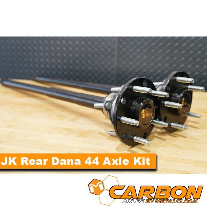 Rear Axle Shafts Carbon Jeep Wrangler JK Rubicon D44 32 Spline