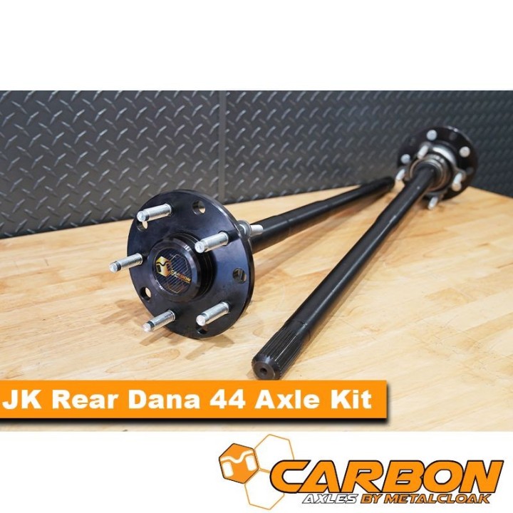 Rear Axle Shafts Carbon Jeep Wrangler JK Rubicon D44 32 Spline