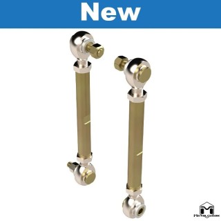 Front Sway Bar End Links 2.5-4.5" Lift Premium Metalcloak Jeep Wrangler JL2024